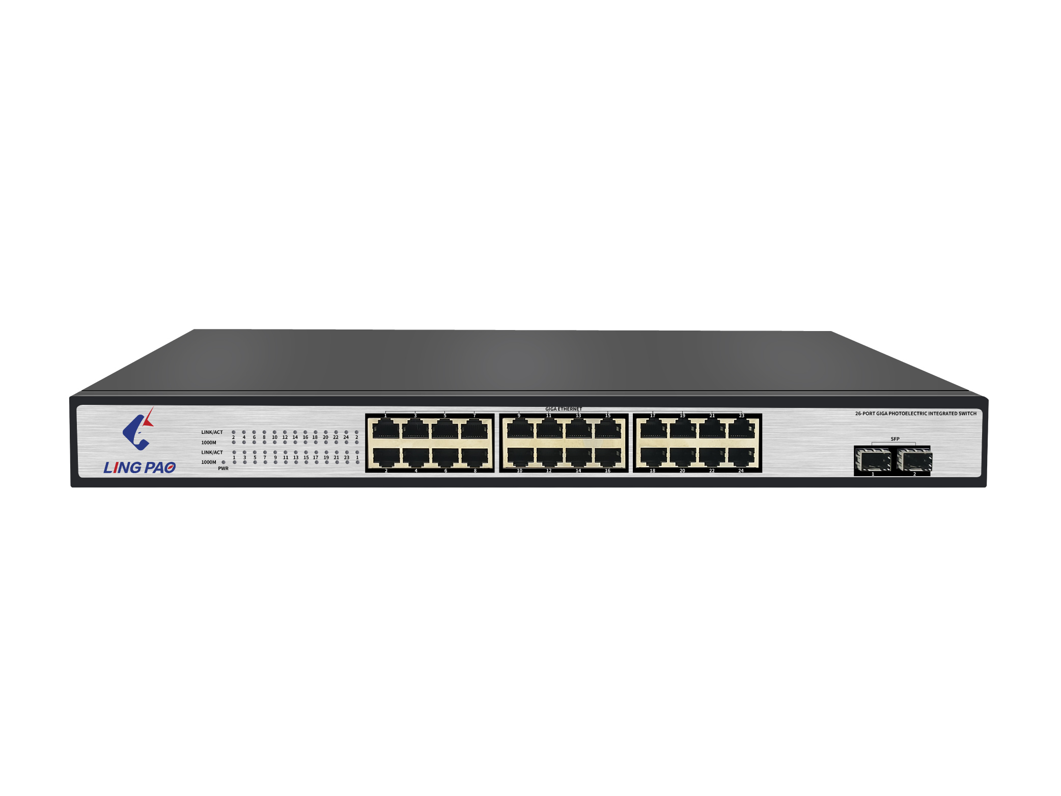 26-port GIGA photoelectric integration Switch
